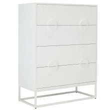 Havasa Tallboy White - 4 Drawer color White