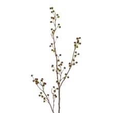 Apple Budding Blossom Spray Burgundy - 109CM color Burgundy