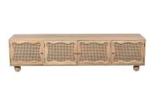 Baxter TV Unit 4 Door color Natural