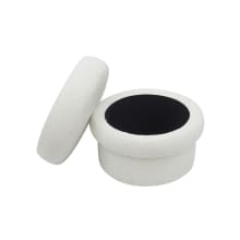 Bolo Mushroom Boucle Ivory Storage Ottoman color Ivory