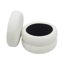Bolo Cylinder Boucle Ivory Storage Ottoman color Ivory
