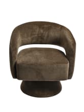Notiva Accent Chair Muse Chocolate color Muse Chocolate