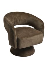 Notiva Accent Chair Muse Chocolate color Muse Chocolate
