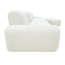 Beckett Noa Fog Chaise Sofa - 3 Seater color Noa Fog