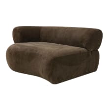Colette Muse Chocolate 1.5 Seater Left Arm Facing Chair Module color Muse Chocolate