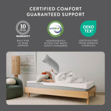 Dreamsuite Flex Charcoal Bamboo Memory Foam Mattress Double 