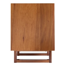 Clemence Bedside Table Blackwood - 2 Drawer color Blackwood