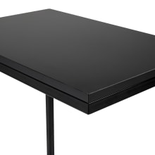 Shapes Black Rectangular Sofa Table color Black