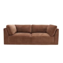 Emily Muse Rust Sofa - 3 Seater color Muse Rust