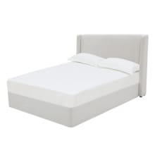 Wing Gas Lift Bed California Ivory color California Ivory
