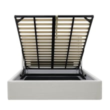 Wing Gas Lift Bed California Ivory color California Ivory