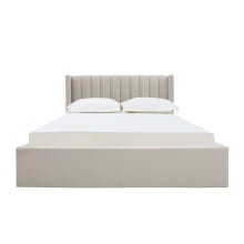 Isabella Gas Lift Bed Alles Angora color Alles Angora
