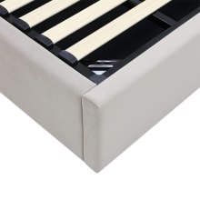 Isabella Gas Lift Bed Alles Angora color Alles Angora