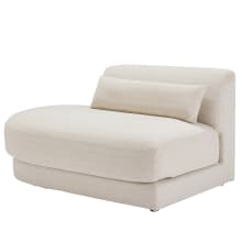 Santa Monica Ovis Ecru White Terminal Left Arm Facing Module color Ecru White