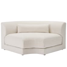 Santa Monica Ovis Ecru White Corner Sofa Module color Ecru White