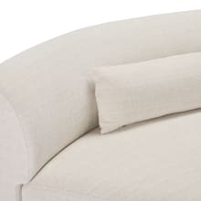 Santa Monica Ovis Ecru White Corner Sofa Module color Ecru White