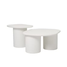 Delphi Coffee Table Small & Medium (SET OF 2) color White