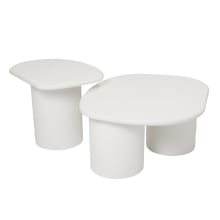 Delphi Coffee Table Small & Medium (SET OF 2) color White