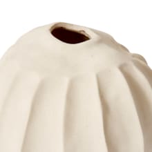 Jules Round Vase Ivory - 20CM color Ivory