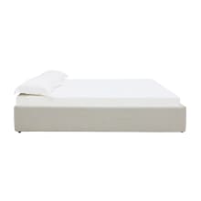 Leo Gas Lift Bed California Ivory color California Ivory