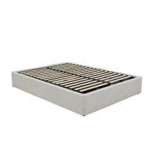 Leo Gas Lift Bed California Ivory color California Ivory