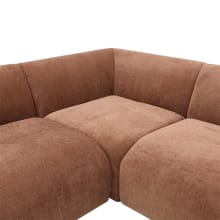 Malmo Muse Rust Corner Sofa - 5 Seater color Muse Rust