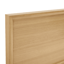 Morgan Gas Lift Bed Oak color Natural