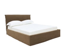 Noosa Bed Cover Linen Cocoa - King color Linen Cocoa