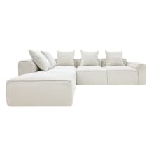 Riley Apt Muse Flax Sofa - 5 Seater LAF Terminal color Muse Flax