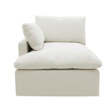 Retreat Toorak Pearl 1 Seat Left Arm Facing Sofa Module color Toorak Pearl