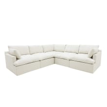 Retreat Toorak Pearl Corner Sofa - 5 Seater color Toorak Pearl