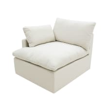 Retreat Toorak Pearl 1 Seat Left Arm Facing Sofa Module color Toorak Pearl