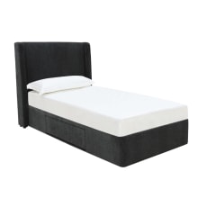 Wing Drawer Bed California Charcoal color California Charcoal