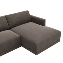 Haven Muse Mink Chaise Sofa - 3 Seater color Muse Mink