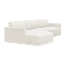 Haven Muse Flax Chaise Sofa - 3 Seater color Muse Flax