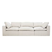 Cloud Muse Flax Modular Sofa - 3 Piece color Muse Flax