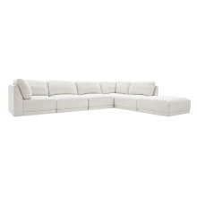 Emily Modular Sofa California Ivory - 6 Piece color California Ivory