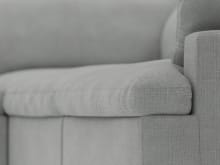 Retreat Toorak Pebble Corner Sofa - 5 Seater color Toorak Pebble