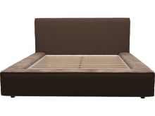 Riley Muse Chocolate Bed Frame color Muse Chocolate