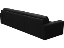 Monica California Charcoal Chaise Sofa - 3 Seater color California Charcoal