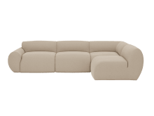 Malmo Blaze Latte Sofa - 4 Seater RAF Terminal color Blaze Latte