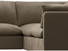 Willow Tribute Walnut Corner Sofa - 5 Seater color Tribute Walnut