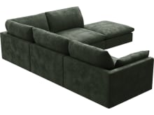 Willow Muse Forest Modular Sofa - 5 Seater RAF Terminal color Muse Forest