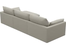 Willow California Ivory Chaise Sofa - 3 Seater color California Ivory
