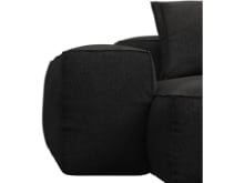 Riley California Charcoal Modular Sofa - 3 Seater Chaise color California Charcoal