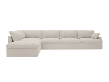 Retreat Noa Desert Modular Sofa - 6 Seater LAF Terminal color Noa Desert