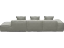 Riley Toorak Pebble Modular Sofa - 1x Arm, 2x Armless, 1x Right Terminal color Toorak Pebble