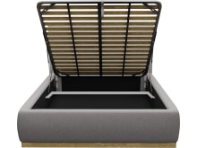 Haven Gas Lift Bed View Steel color View Steel