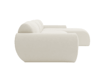 Malmo Muse Flax Chaise Sofa - 3 Seater color Muse Flax