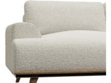 Dane Boucle Ivory Chaise Sofa - 3 Seater color Boucle Ivory